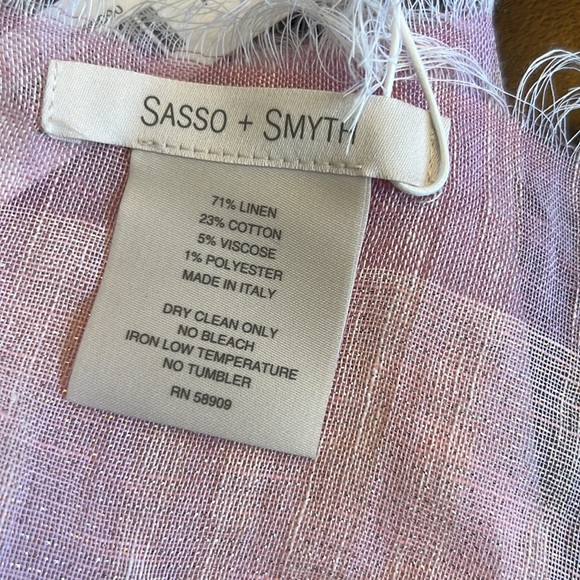 SASSO + SMYTH PINK SCARF - Picture 4 of 8